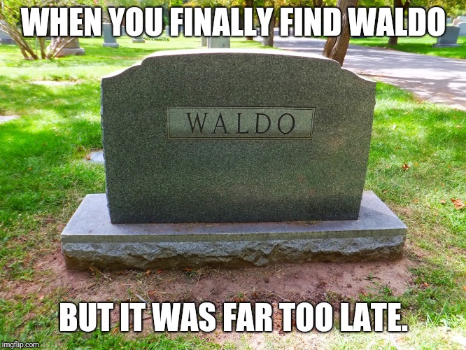 Where's Waldo Meme - When You Finally Find Waldo Celebration Funny Joke